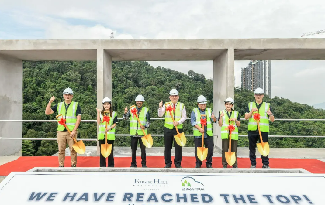 Ehsan Bina tops out RM490m ForestHill Residences in Damansara Perdana, 85% taken up.