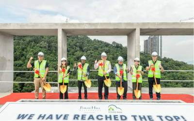 Ehsan Bina tops out RM490m ForestHill Residences in Damansara Perdana, 85% taken up.
